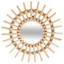 Voir la diapositive 2 : ATMOSPHERA Lot de 3 Miroirs Muraux Rotin  Soleil  28cm Beige