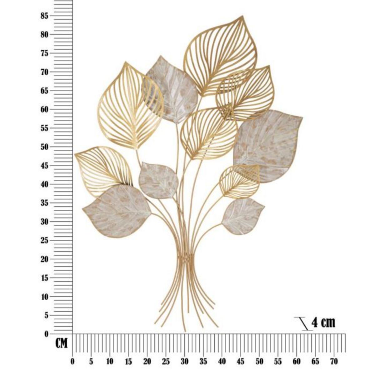 Paris Prix Décoration Murale en Métal  Felix  85cm Multicolore