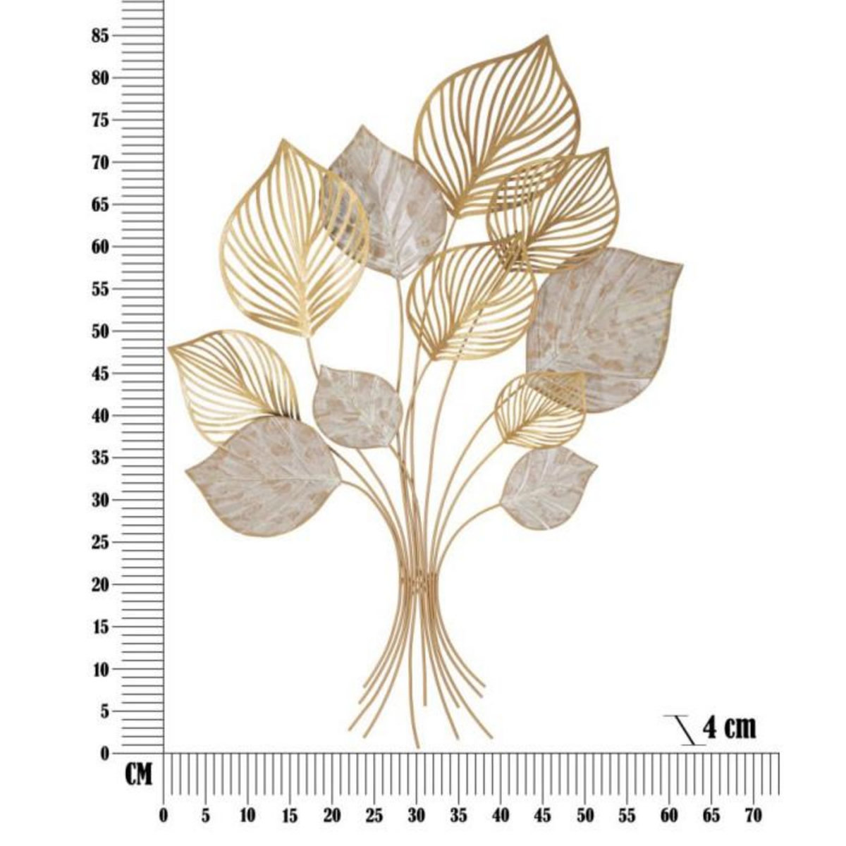 Paris Prix Décoration Murale en Métal  Felix  85cm Multicolore