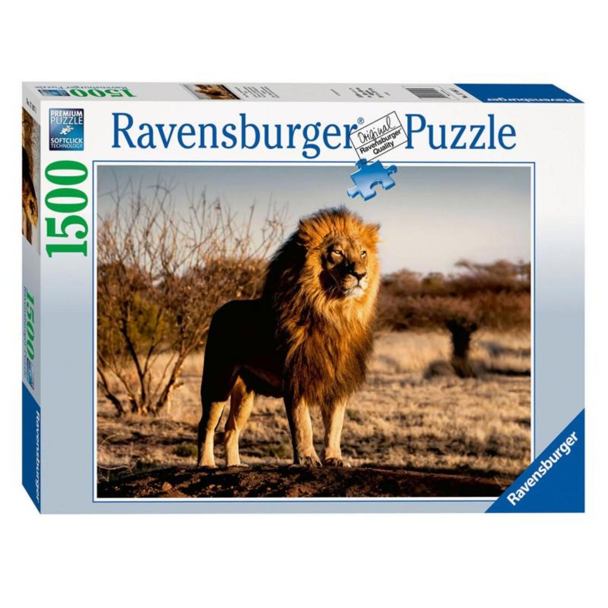 RAVENSBURGER Ravensburger - The Lion The King of the Beasts Jigsaw Puzzle, 1500pcs. 171071