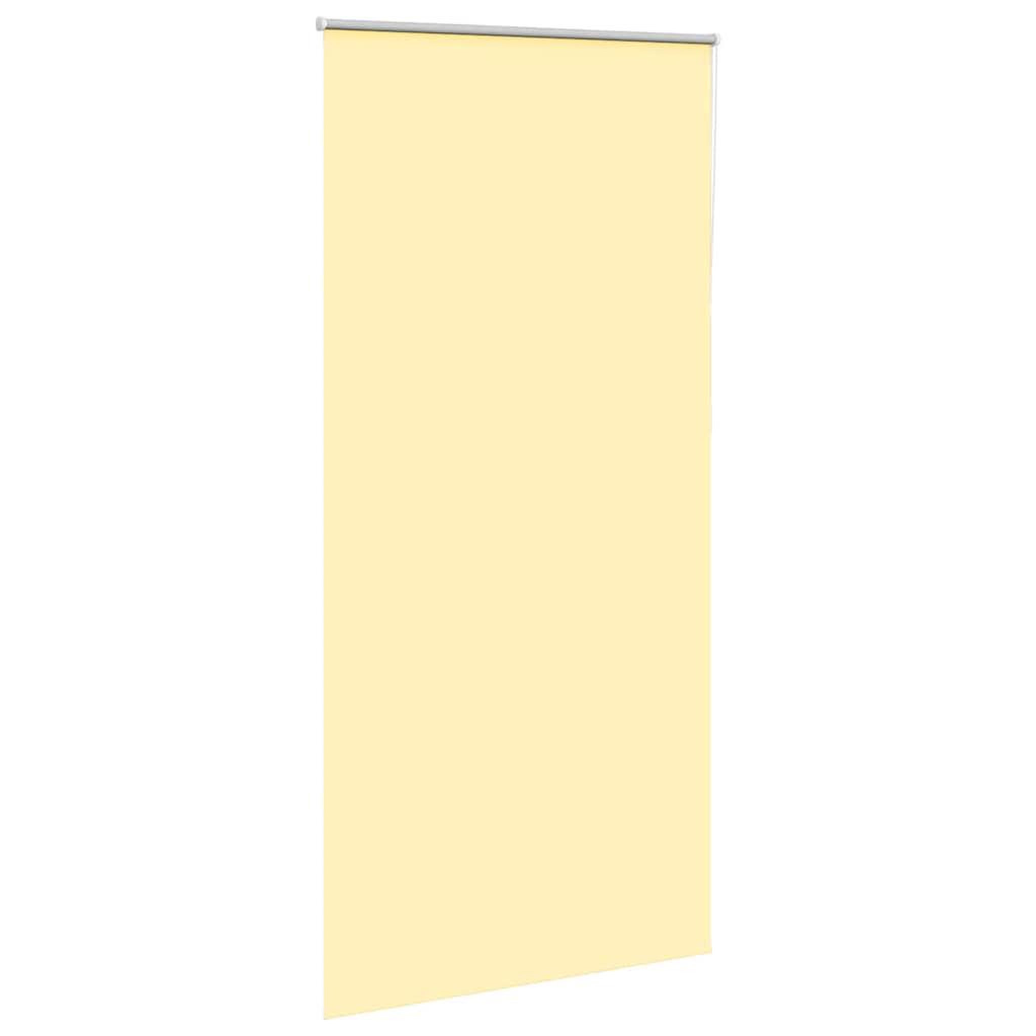 Voir la diapositive 3 : VIDAXL Store enrouleur occultant jaune largeur du tissu 110,7 cm