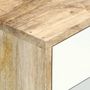 Voir la diapositive 4 : VIDAXL Table de chevet 47x35x59 cm Bois de manguier massif
