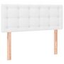 Voir la diapositive 4 : VIDAXL Tete de lit a LED Blanc 80x5x78/88 cm Similicuir