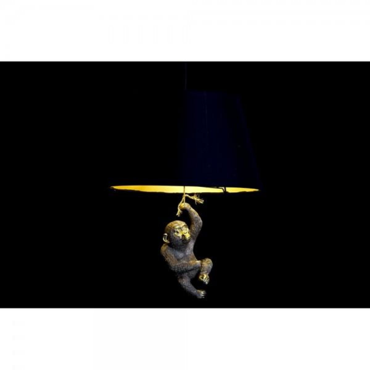 MARKET24 Suspension DKD Home Decor 35,5 x 35,5 x 51 cm Doré Résine Colonial 220 V 50 W Singe (2 Unités)