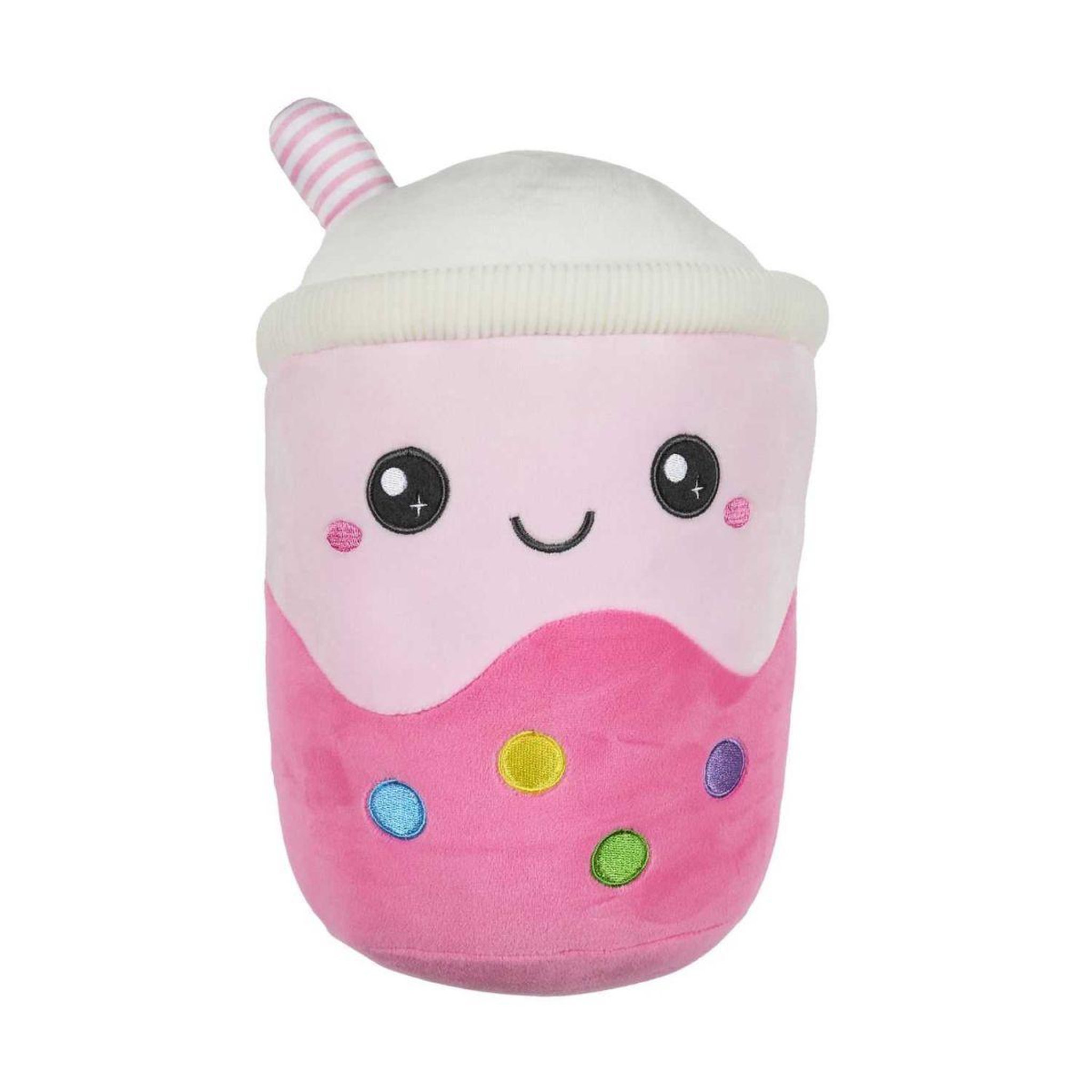 The concept Factory Peluche enfant bubble tea  kawaii  29cm rose