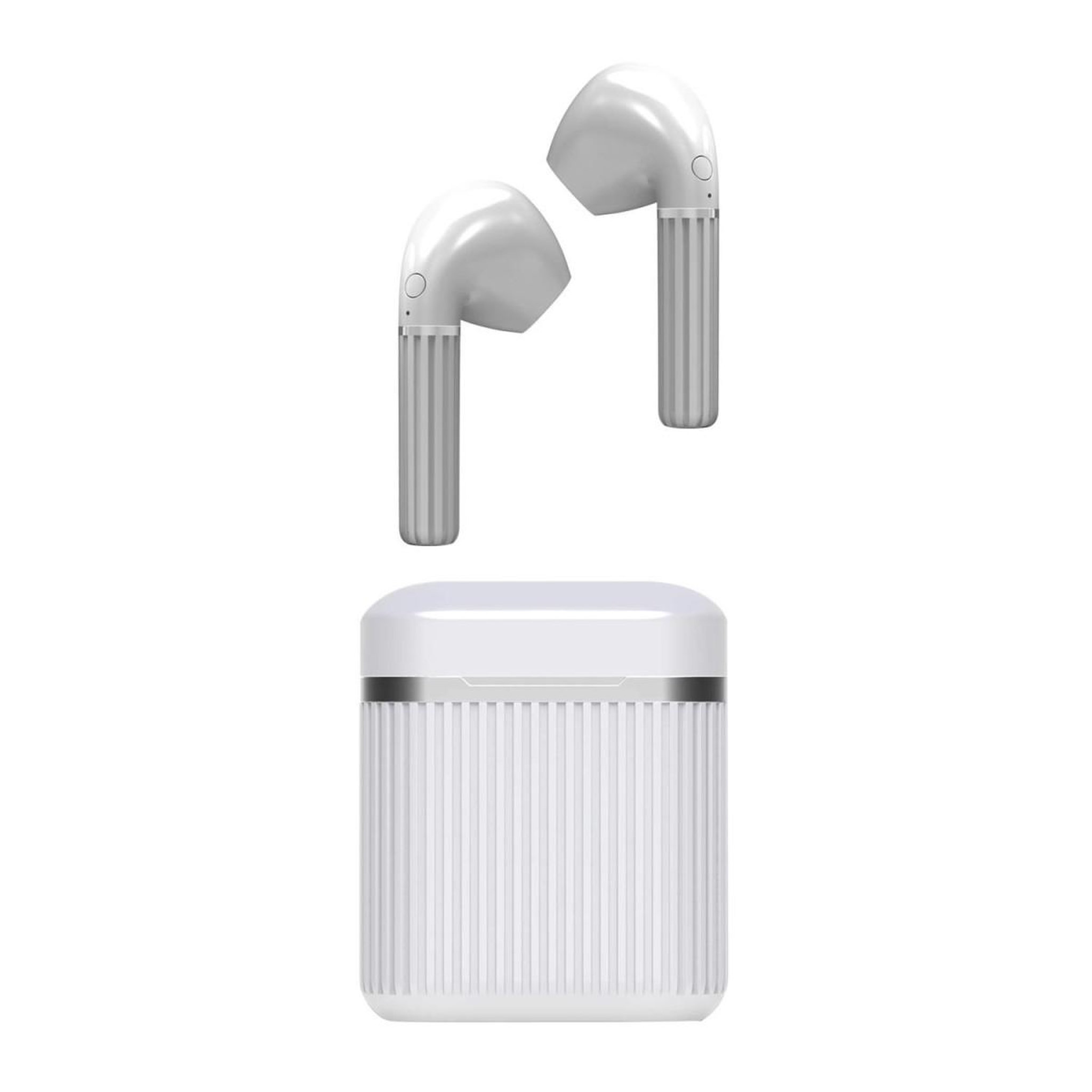 Voir la diapositive 2 : Paris Prix Écouteurs Sans Fils  Earbox Power  17cm Blanc