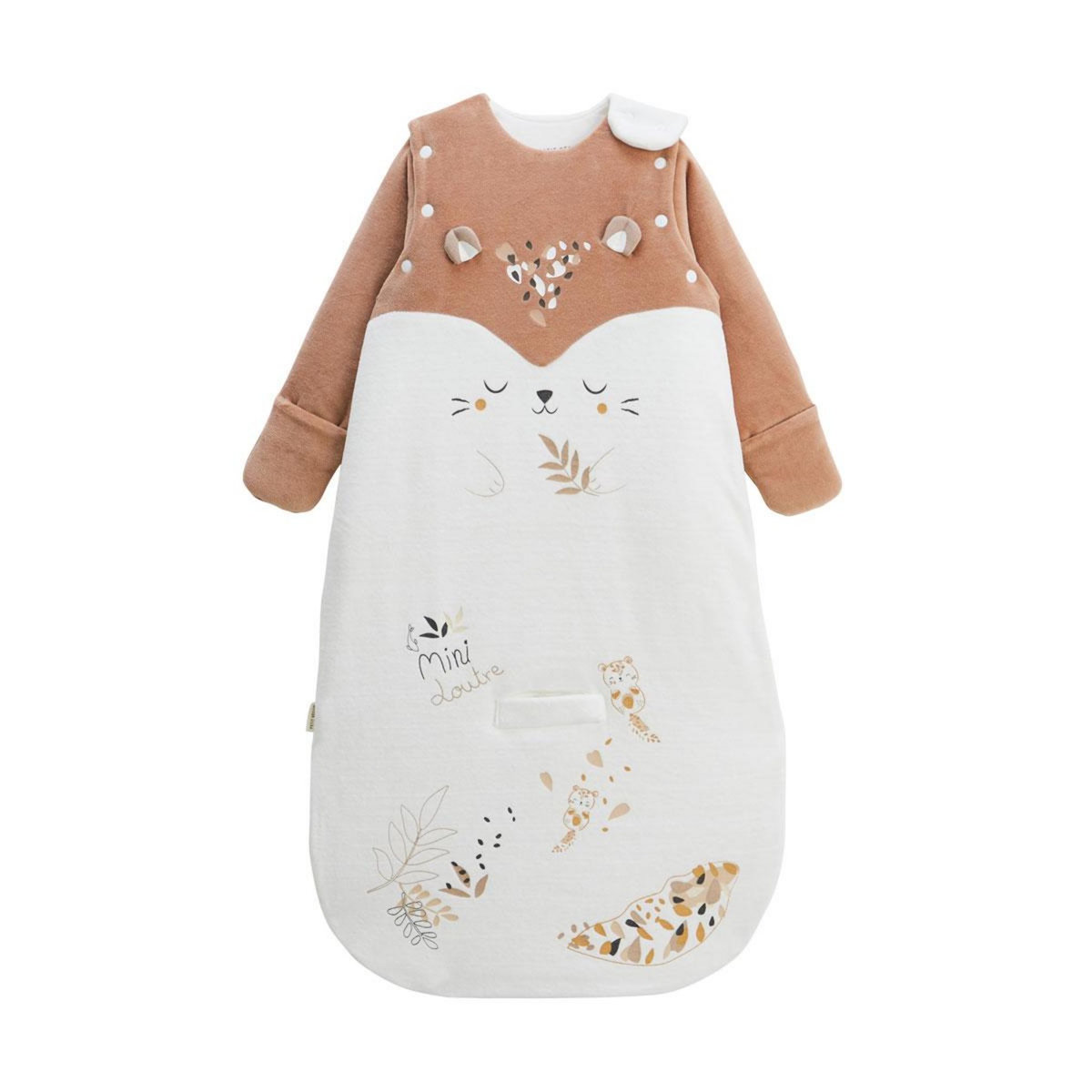 Petit Béguin Gigoteuse siège auto TOG 3 avec manches amovibles Mini Loutre