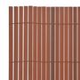 Voir la diapositive 3 : VIDAXL Cloture de jardin Double face PVC 90 x 300 cm Marron