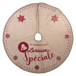 FEERIC LIGHT & CHRISTMAS Tapis pour Sapin Jute  Vintage  90cm Naturel