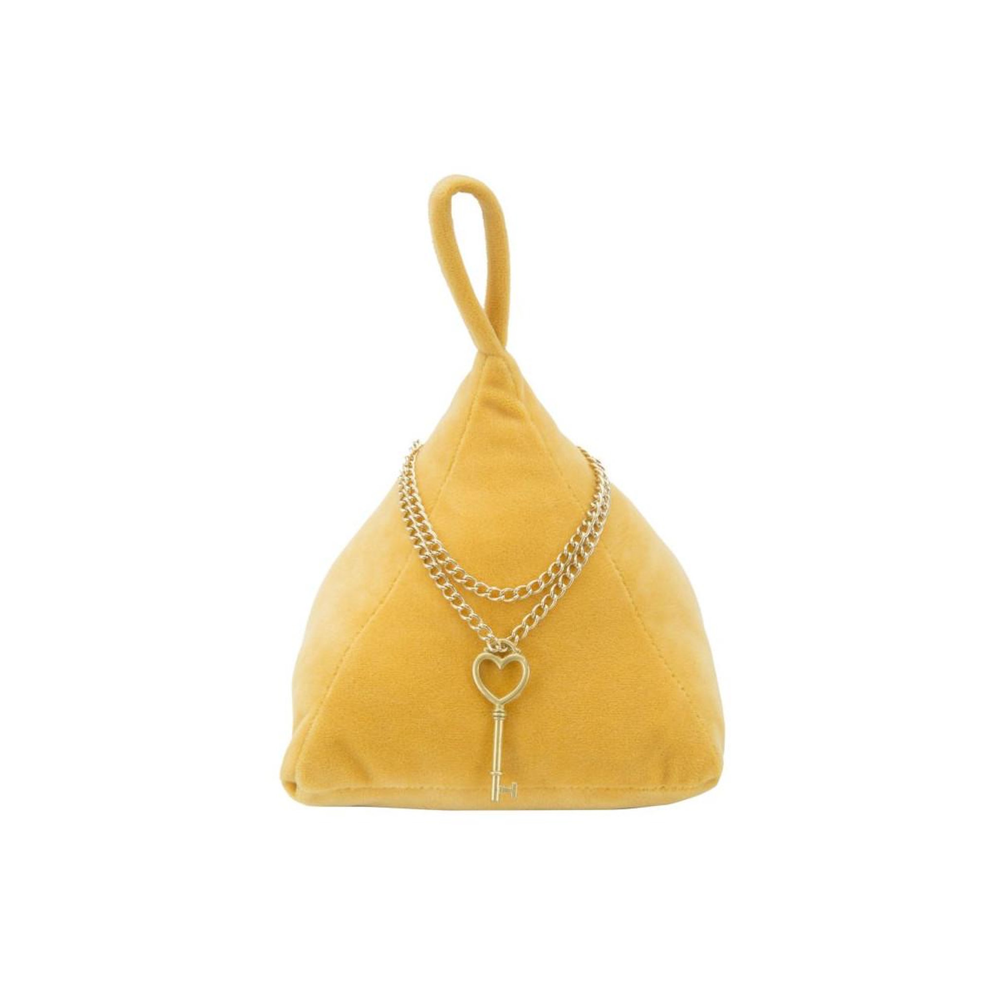 Voir la diapositive 2 : Paris Prix Cale porte  triangle  50cm jaune