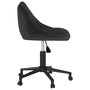 Voir la diapositive 4 : VIDAXL Chaise pivotante de bureau Noir Velours