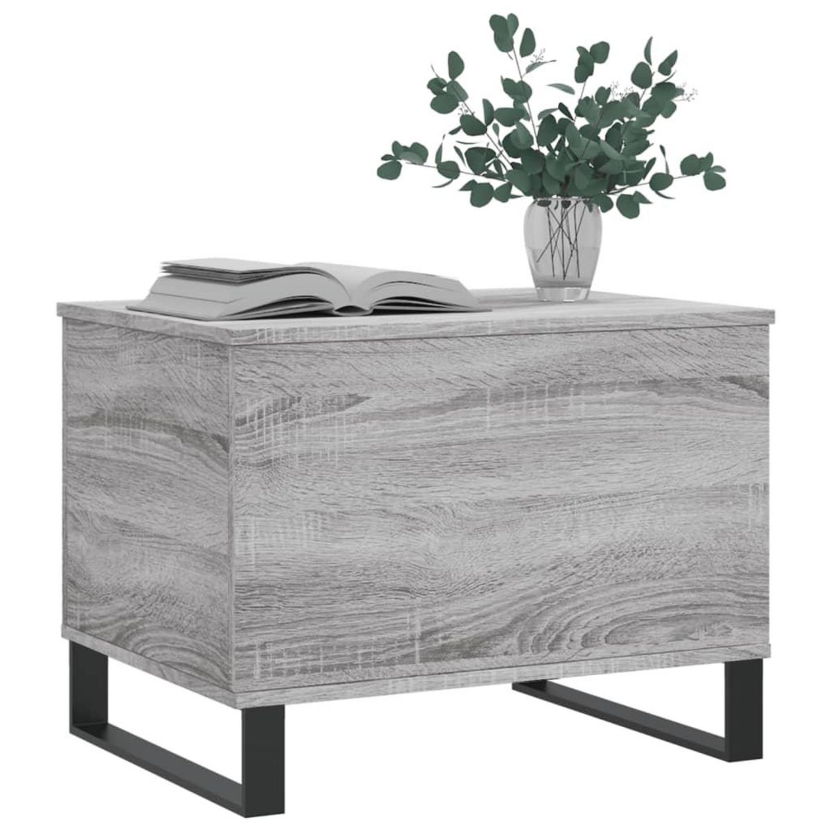 VIDAXL Table basse Sonoma gris 60x44,5x45 cm Bois d'ingenierie