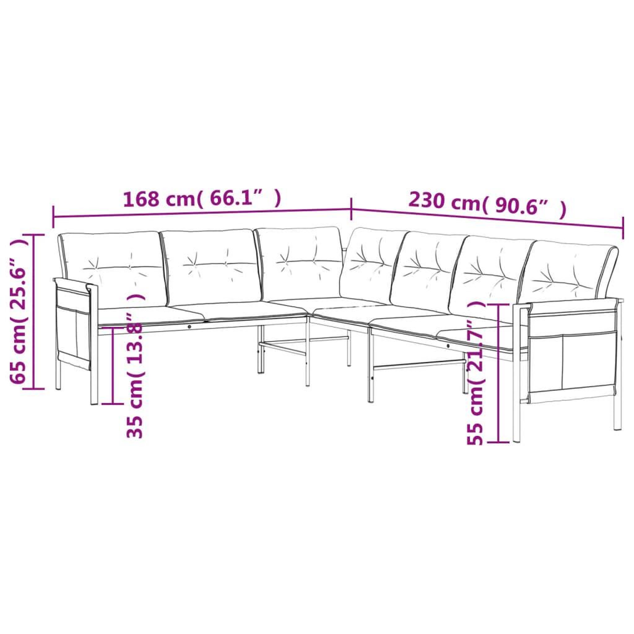 Voir la diapositive 6 : VIDAXL Ensemble a manger de jardin 2 pcs anthracite acier