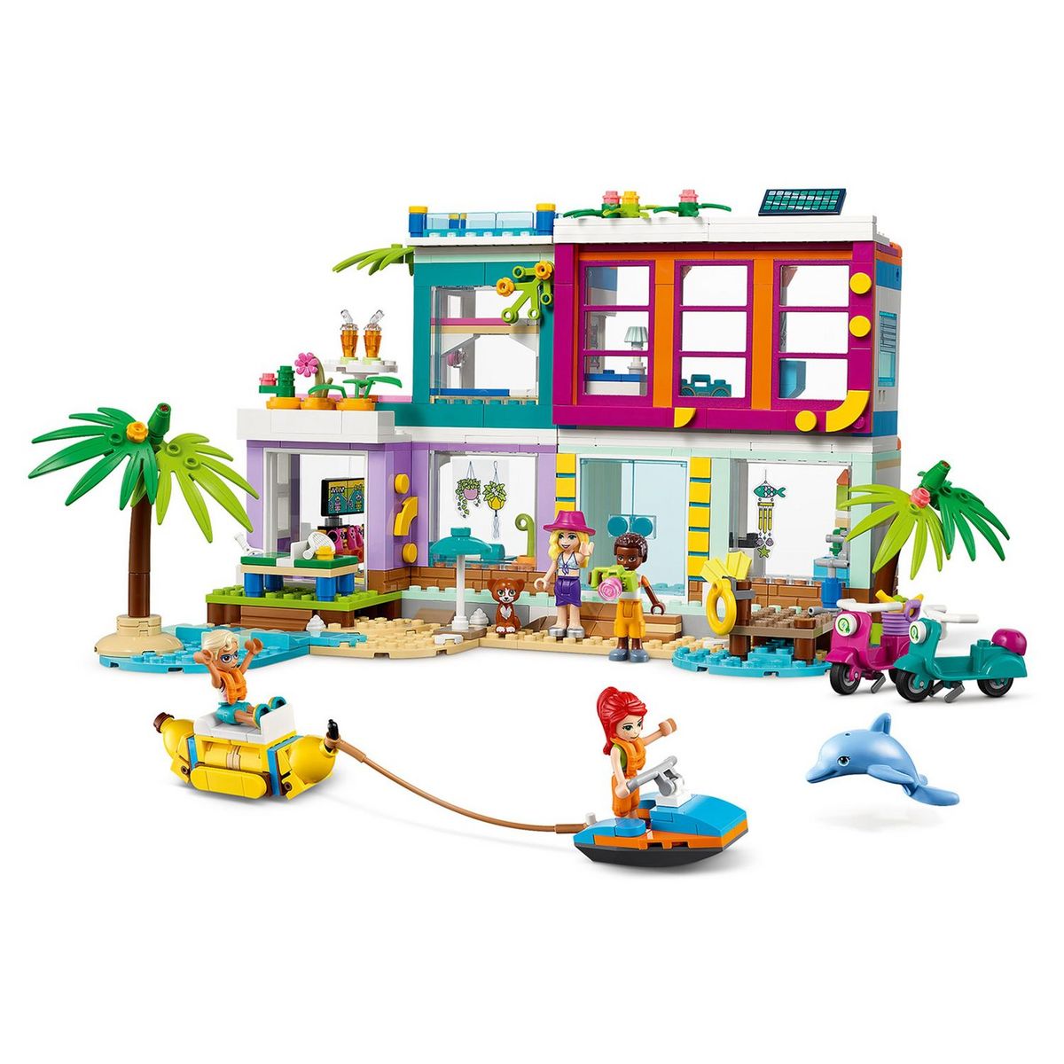 LEGO Friends 41709 La maison de vacances sur la plage, Maison de Poupée