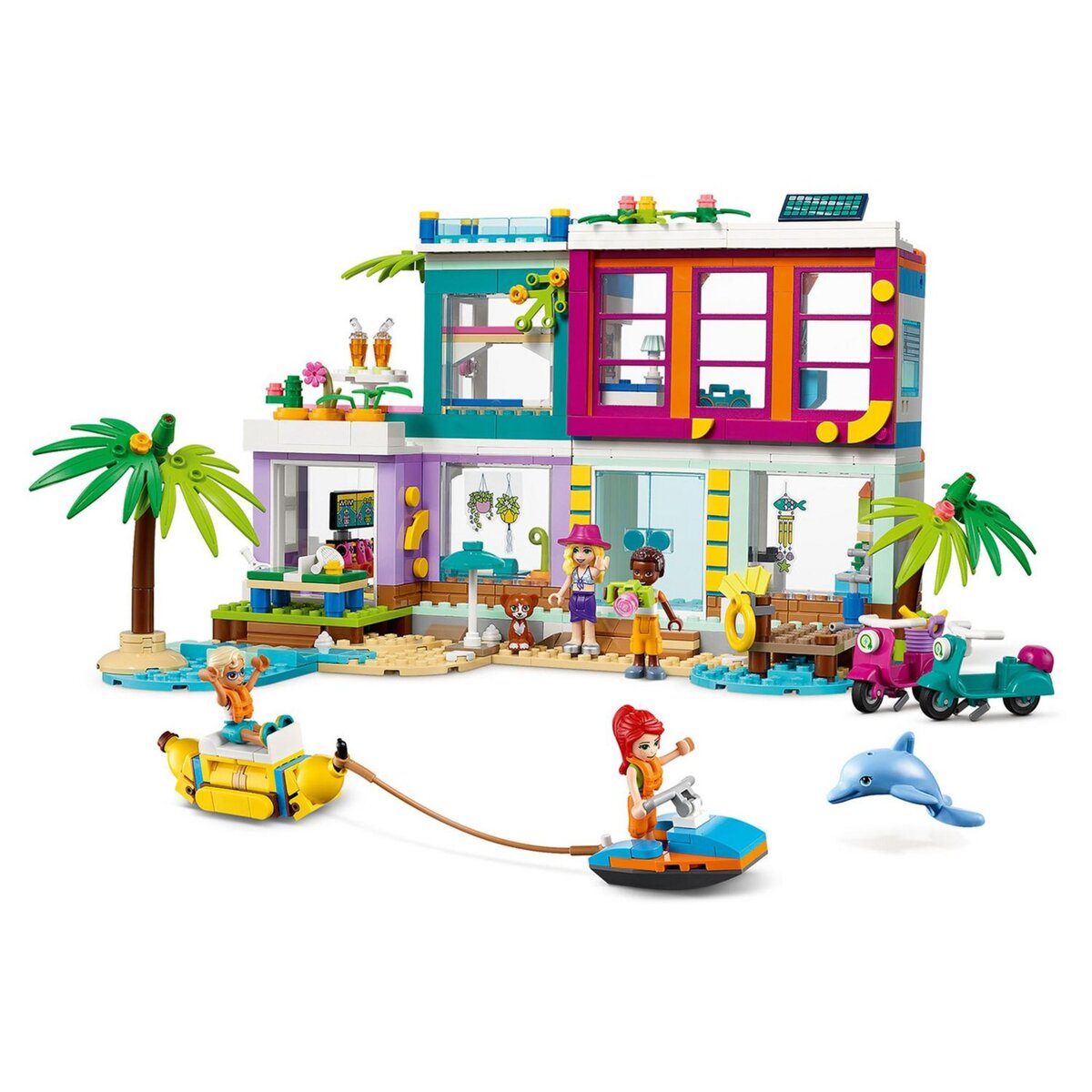 LEGO Friends 41709 La maison de vacances sur la plage, Maison de Poupée