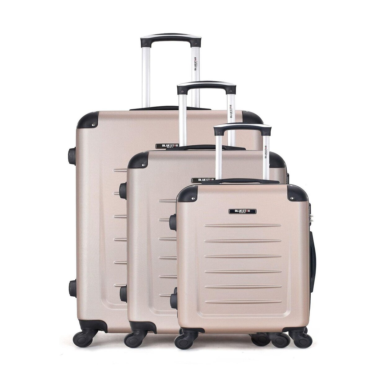 BLUESTAR BLUESTAR - Set de 3 Valises OPERA 75 cm 4 Roues