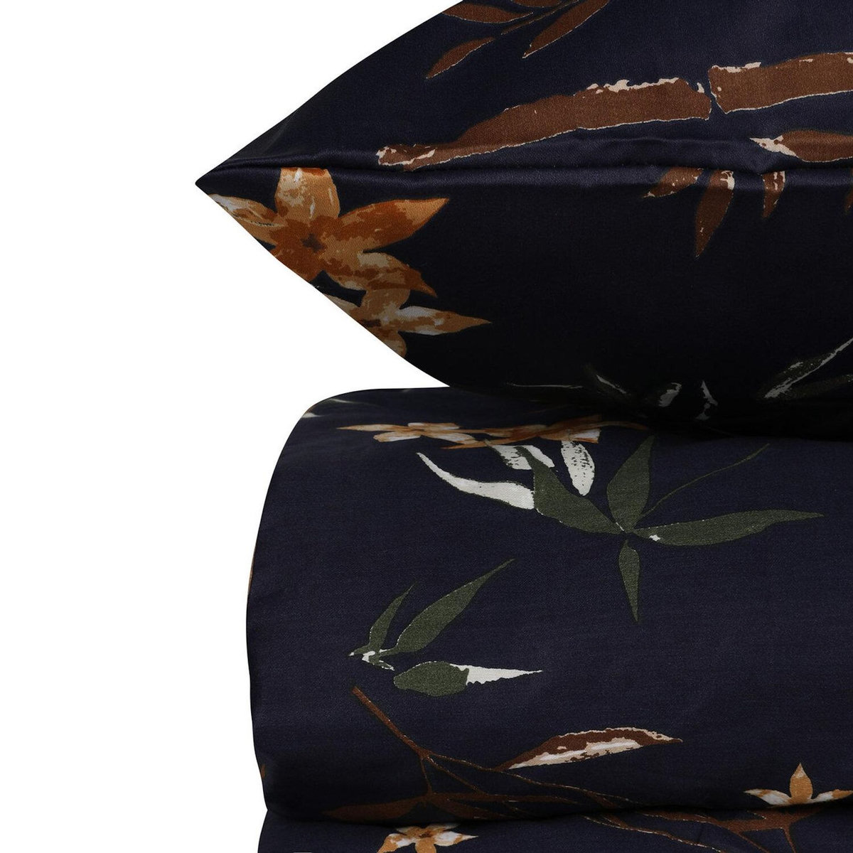 Home collection Parure housse de couette avec une taie(s) 100 % satin de coton Bamboo