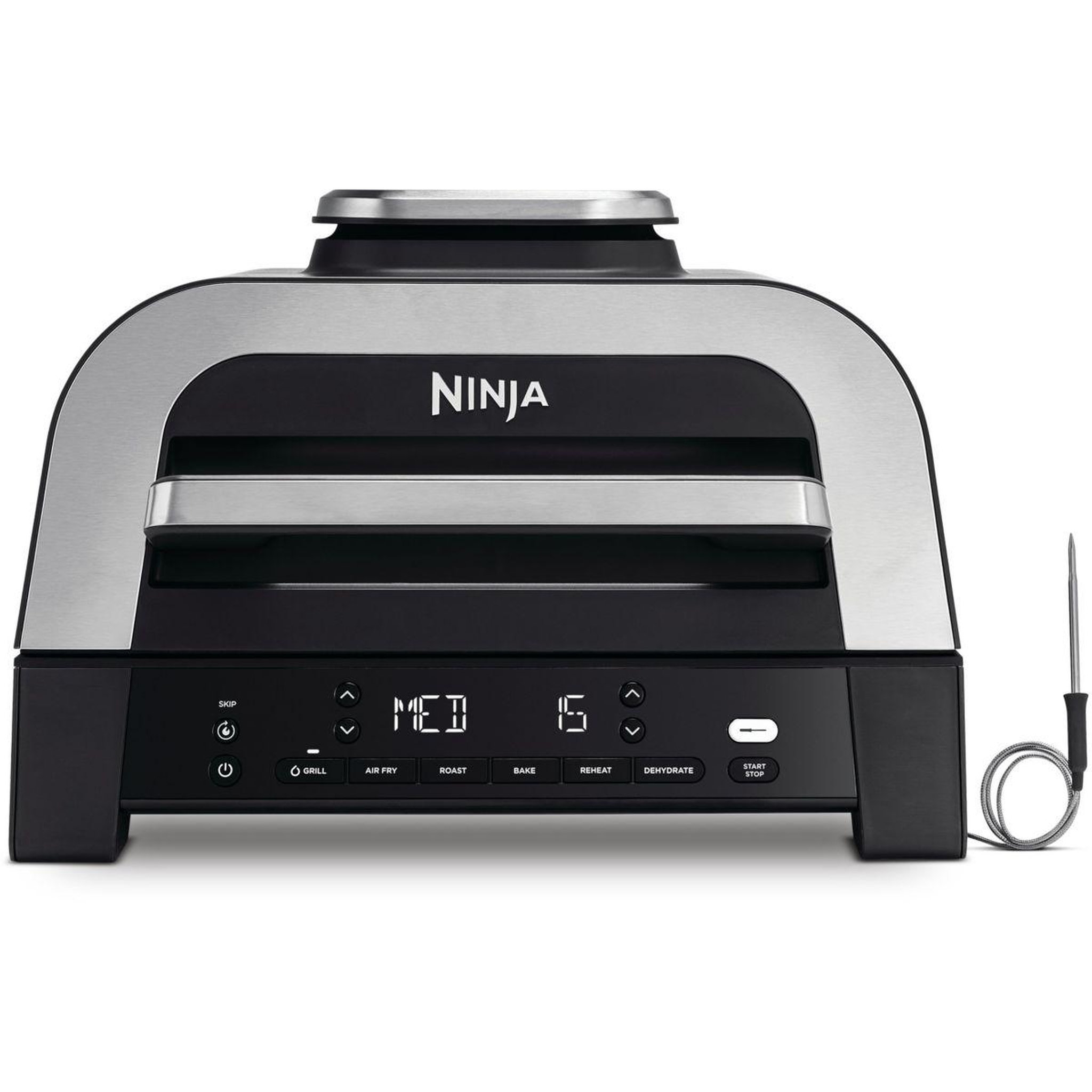 NINJA Grille-viande Foodi DG551EU thermosonde à poser, 40x27 cm