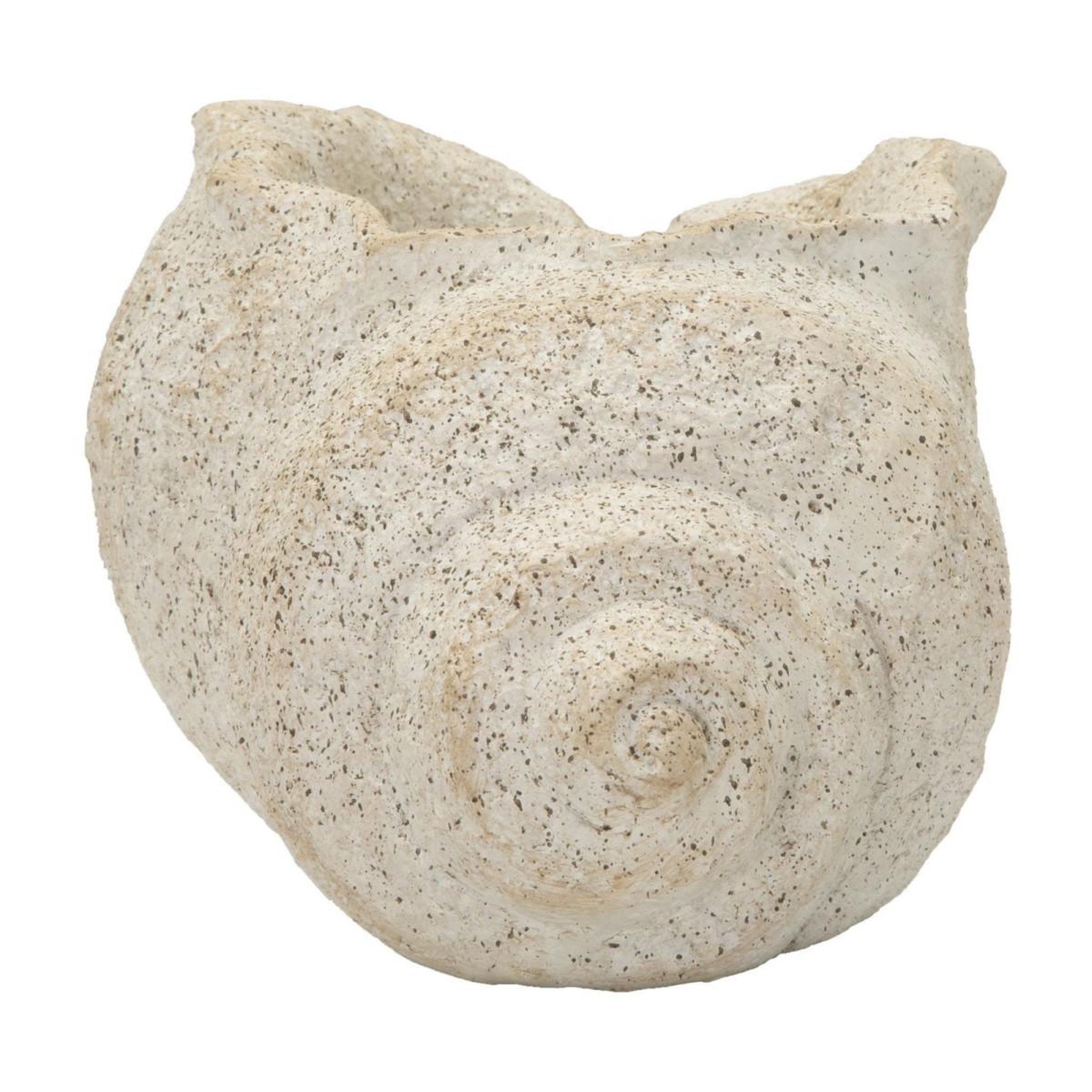 Voir la diapositive 3 : Paris Prix Vase design effet sable  shell  35cm beige