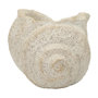 Voir la diapositive 3 : Paris Prix Vase Design Effet Sable  Shell  35cm Beige