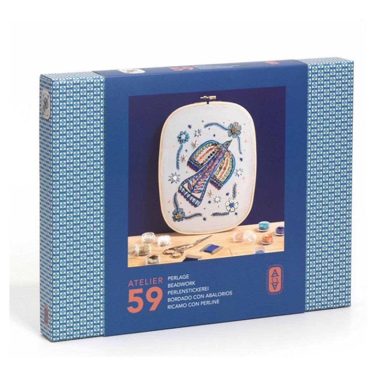 Djeco Atelier 59 : broderie perlage