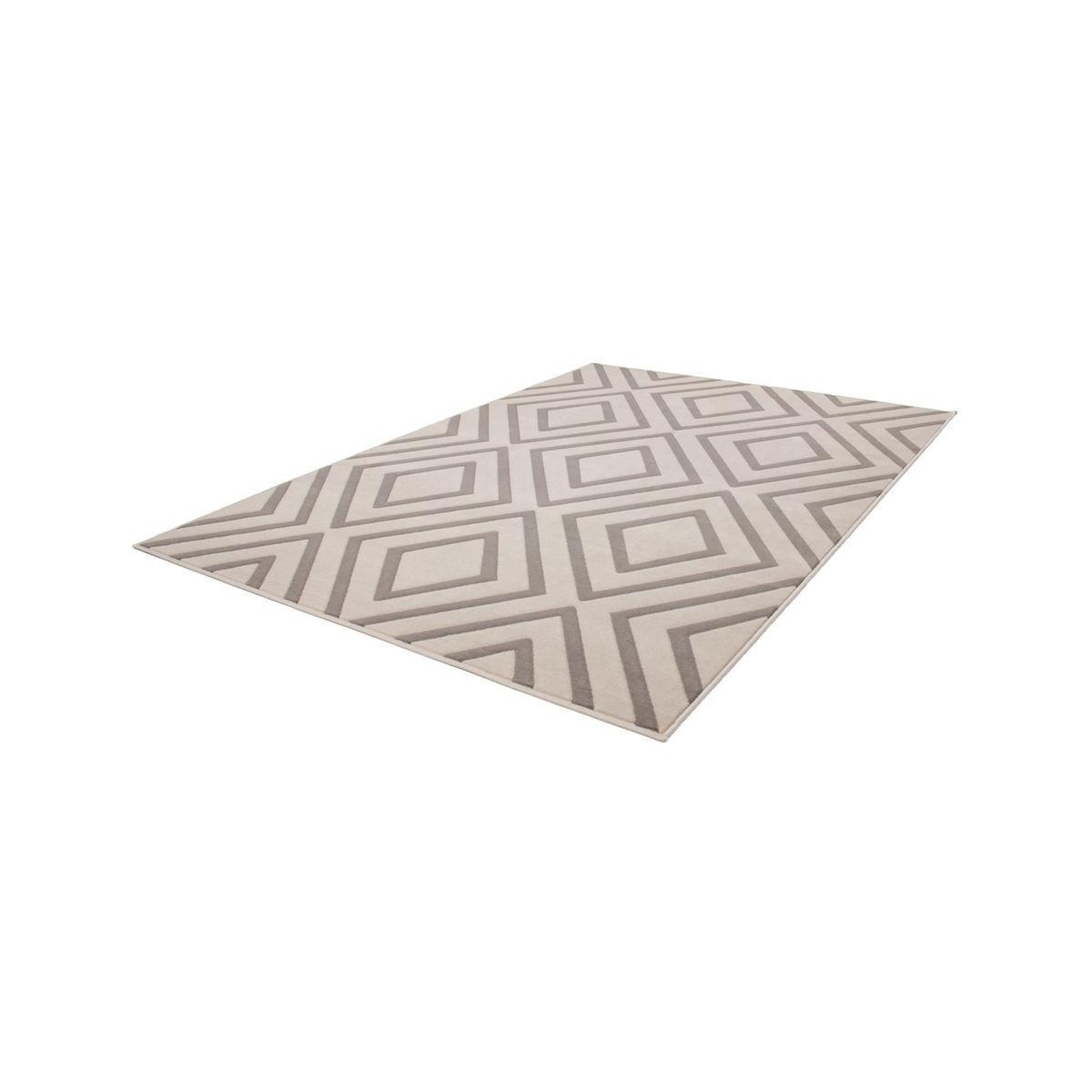 Voir la diapositive 4 : Paris Prix Tapis Imprimé à Poils Courts  Lina  Taupe