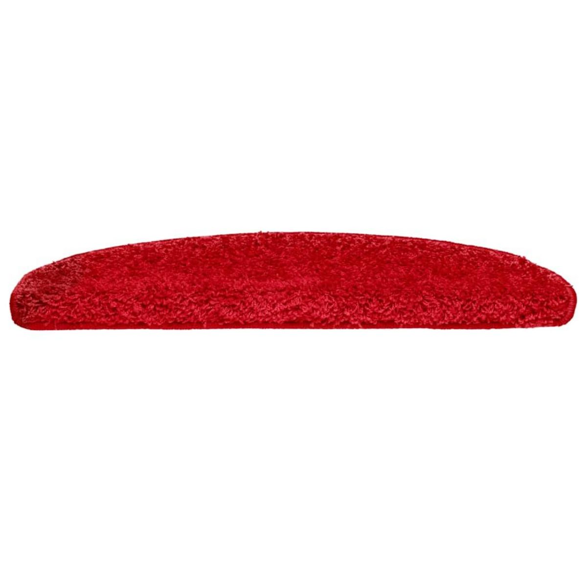 VIDAXL Tapis d'escalier 10 pcs 65x21x4 cm Rouge