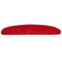 Voir la diapositive 5 : VIDAXL Tapis d'escalier 10 pcs 65x21x4 cm Rouge