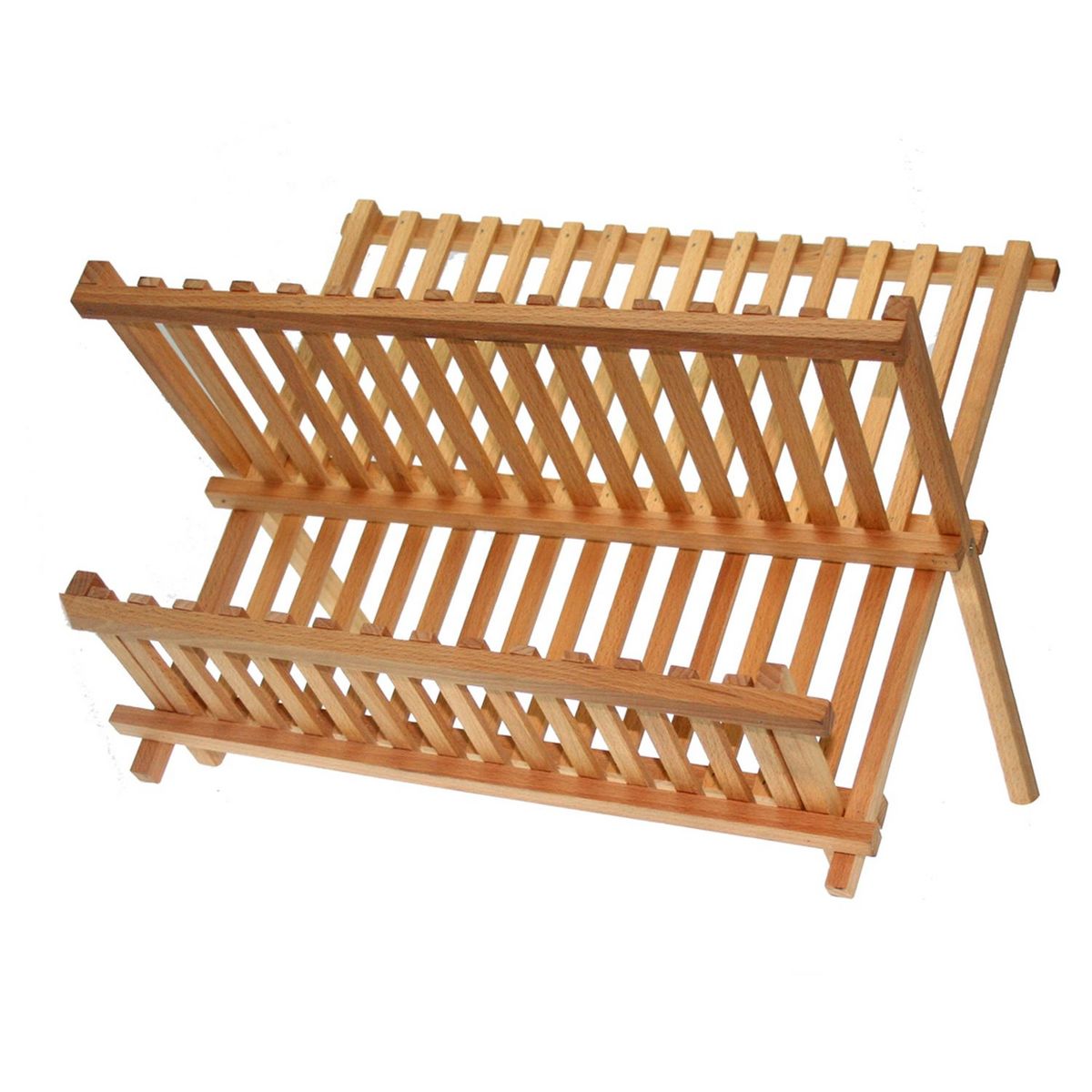 Egouttoir à vaisselle pliable bambou