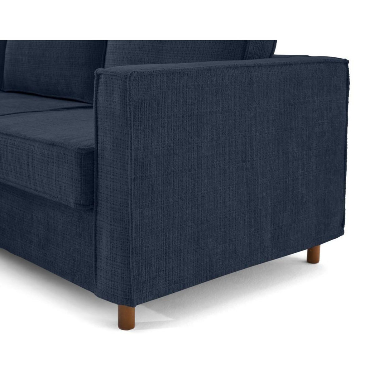 LISA DESIGN Jake - canapé déhoussable d'angle gauche 5 places en velours texturé