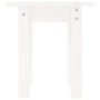 Voir la diapositive 5 : VIDAXL Table basse Blanc Ø 35x35 cm Bois massif de pin