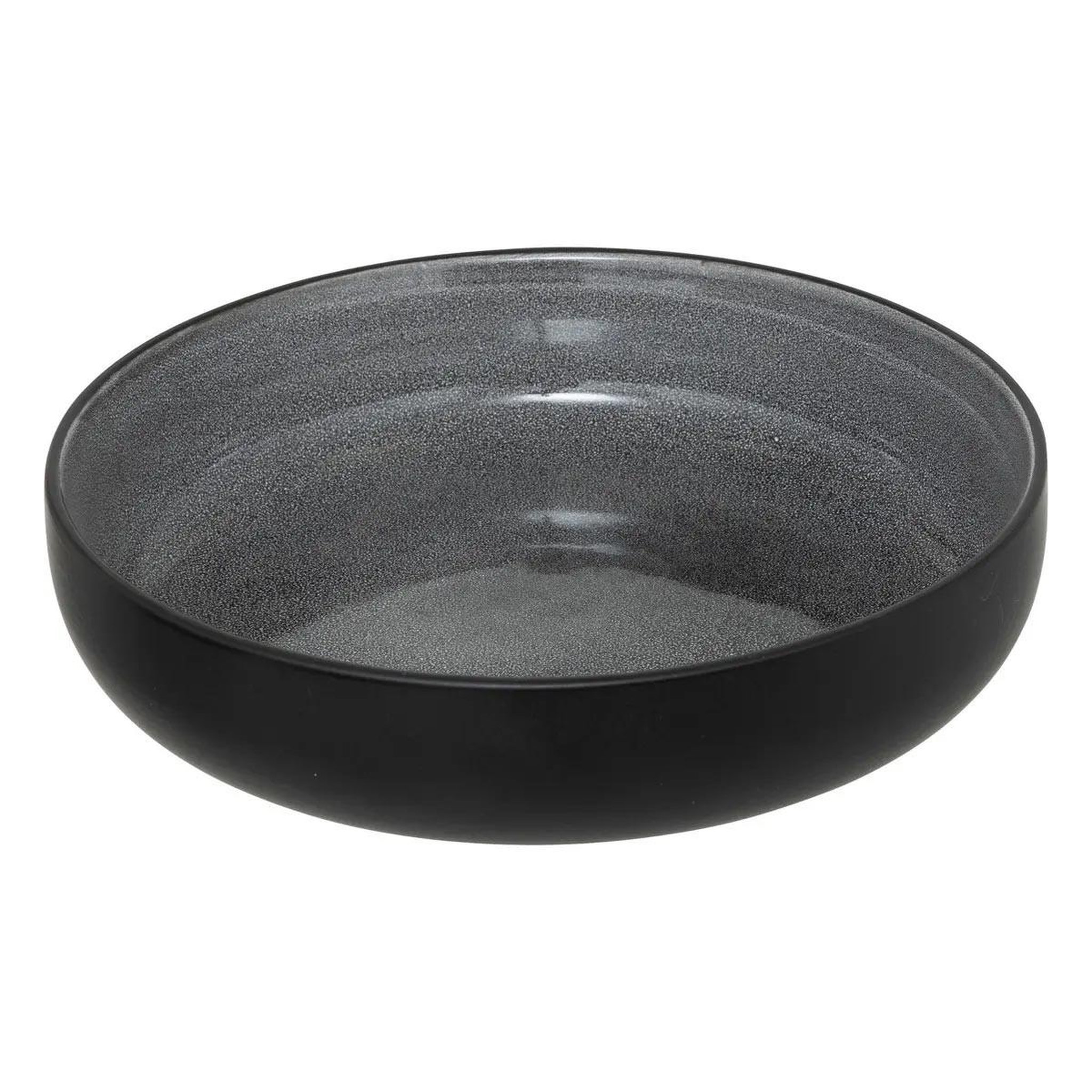 SECRET DE GOURMET Lot de 6 assiettes creuses  diane  21cm gris foncé