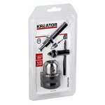 KREATOR Mandrin à clé 13 mm avec adaptateur SDS