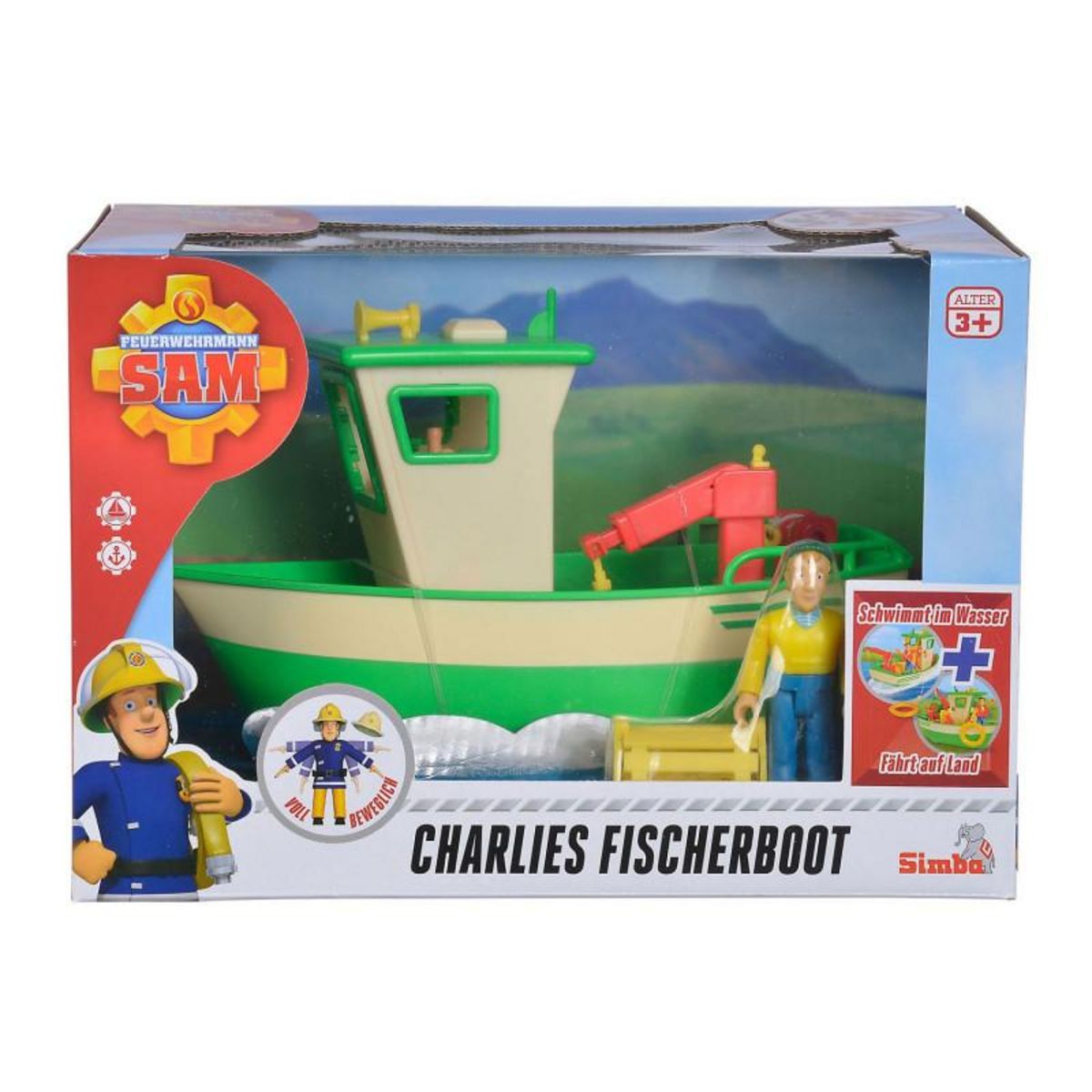SIMBA SIMBA Fireman Sam Charlie& 39 s Fishing Boat