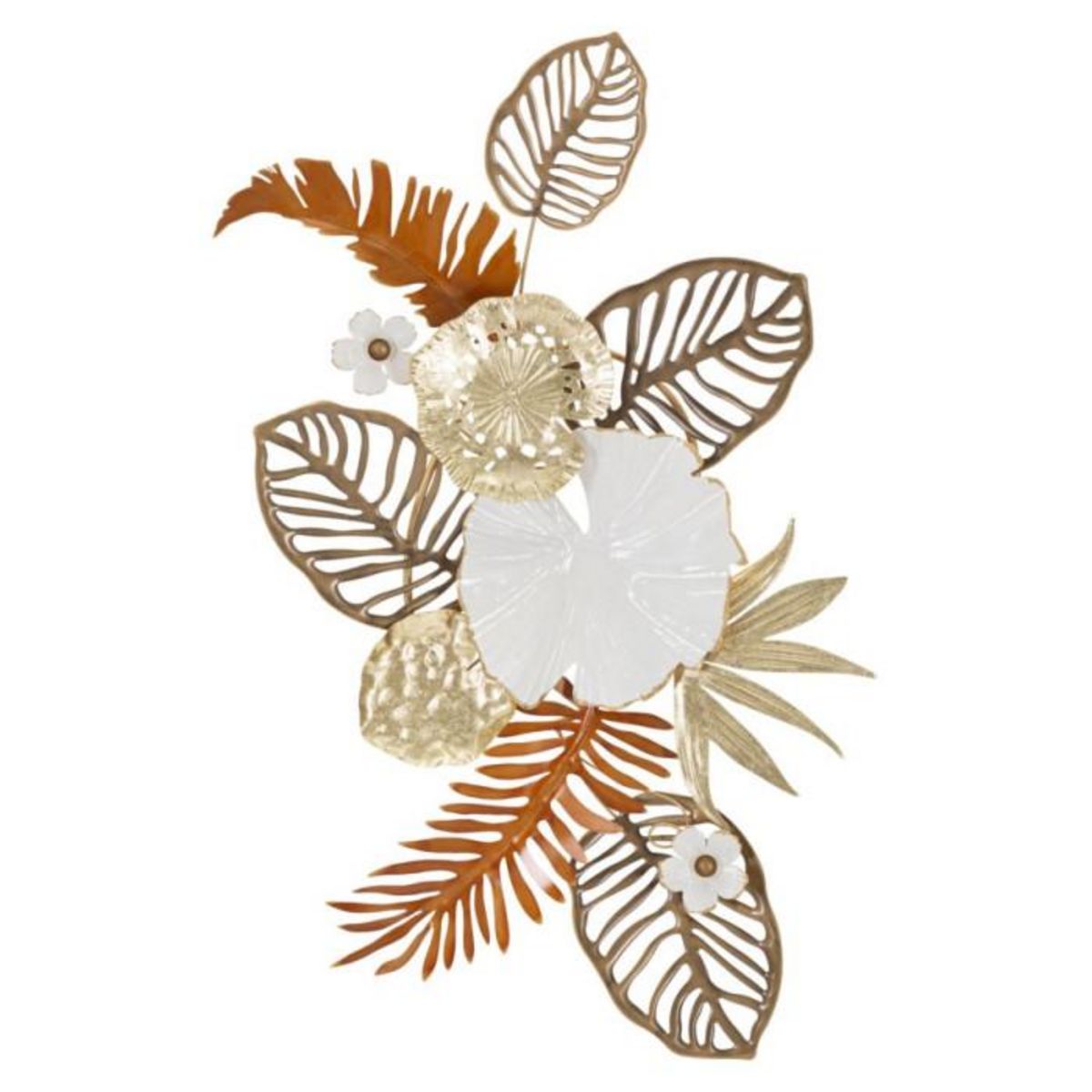 Paris Prix Décoration Murale en Métal  Bouquet Ajouré  87cm Multicolore