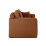 Voir la diapositive 2 : BEST MOBILIER Topaze - fauteuil - en tissu velours relief