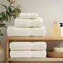 Voir la diapositive 3 : VIDAXL Serviettes de douche de qualité supérieure SOLUND 10 pcs crème