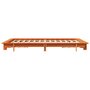 Voir la diapositive 5 : VIDAXL Cadre de lit sans matelas cire marron 120x190cm bois pin massif
