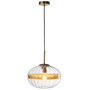Voir la diapositive 2 : Paris Prix Lampe Suspension en Verre  Murray  30cm Transparent
