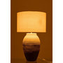 Voir la diapositive 3 : Paris Prix Lampe à Poser en Céramique  Rolph  73cm Noir & Beige