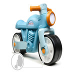 FALK Draisienne vintage Moto bleue avec larges roues silencieuses 1 à 3 ans - Falk