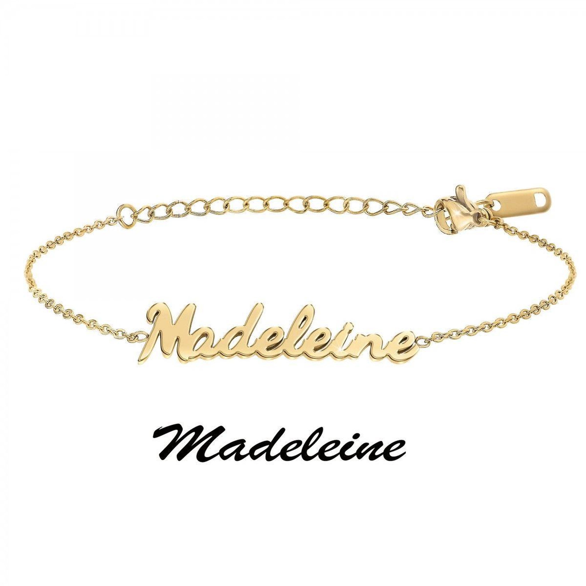 Voir la diapositive 3 : SC CRYSTAL Madeleine - Bracelet prénom