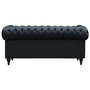 Voir la diapositive 3 : Habitat et Jardin Canapé fixe Chesterfield  Aliza  - 208 x 82 x 70 cm - 3 places - Noir
