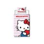 Voir la diapositive 3 : HELLO KITTY Parure de lit réversible - HELLO KITTY - Microfibre - 1 housse de couette 140 x 200 cm + 1 taie 63 x 63 cm