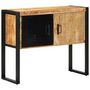 Voir la diapositive 4 : VIDAXL Armoire de console 90x35x75 cm bois de manguier massif brut