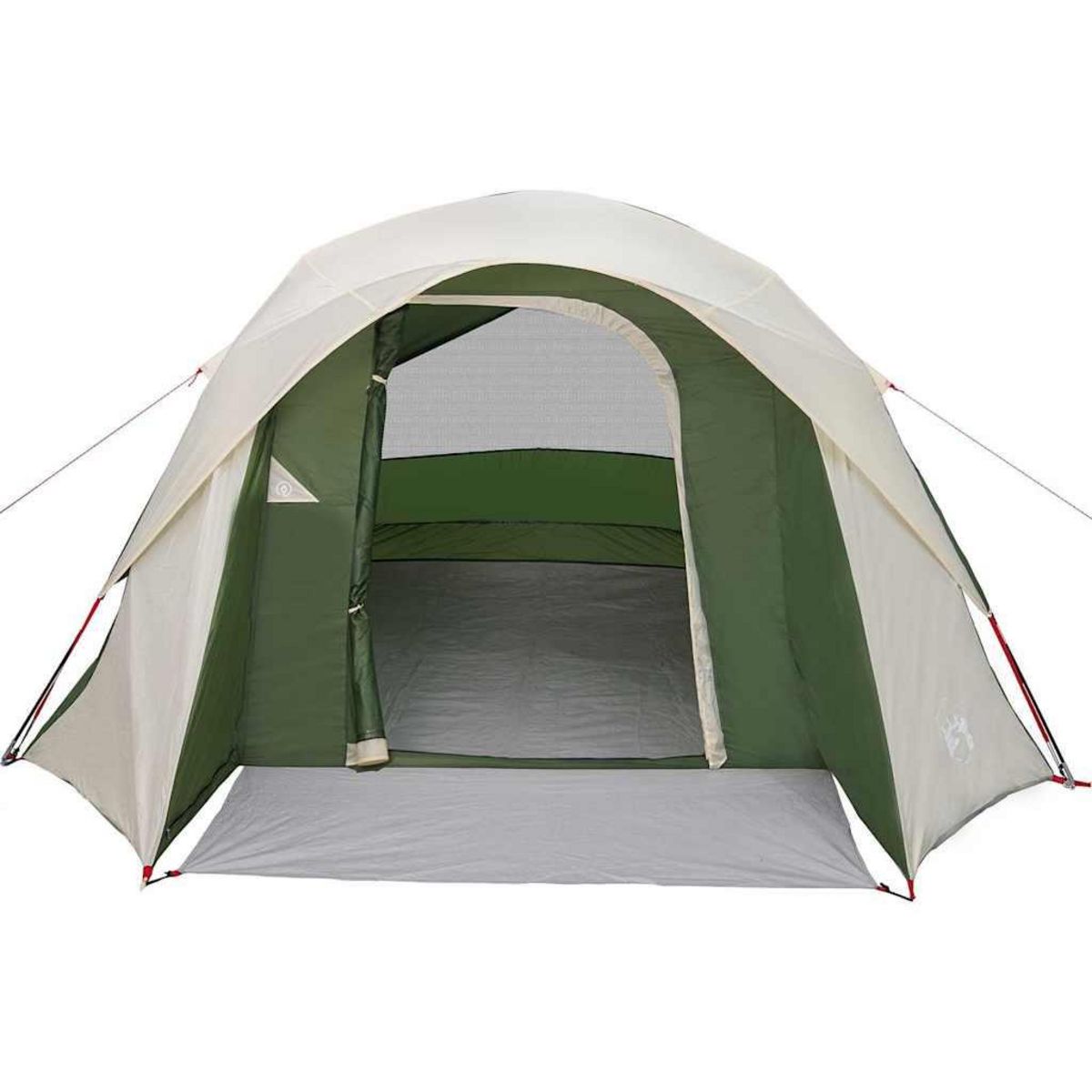 VIDAXL Tente de cabine familiale 6 personnes vert impermeable