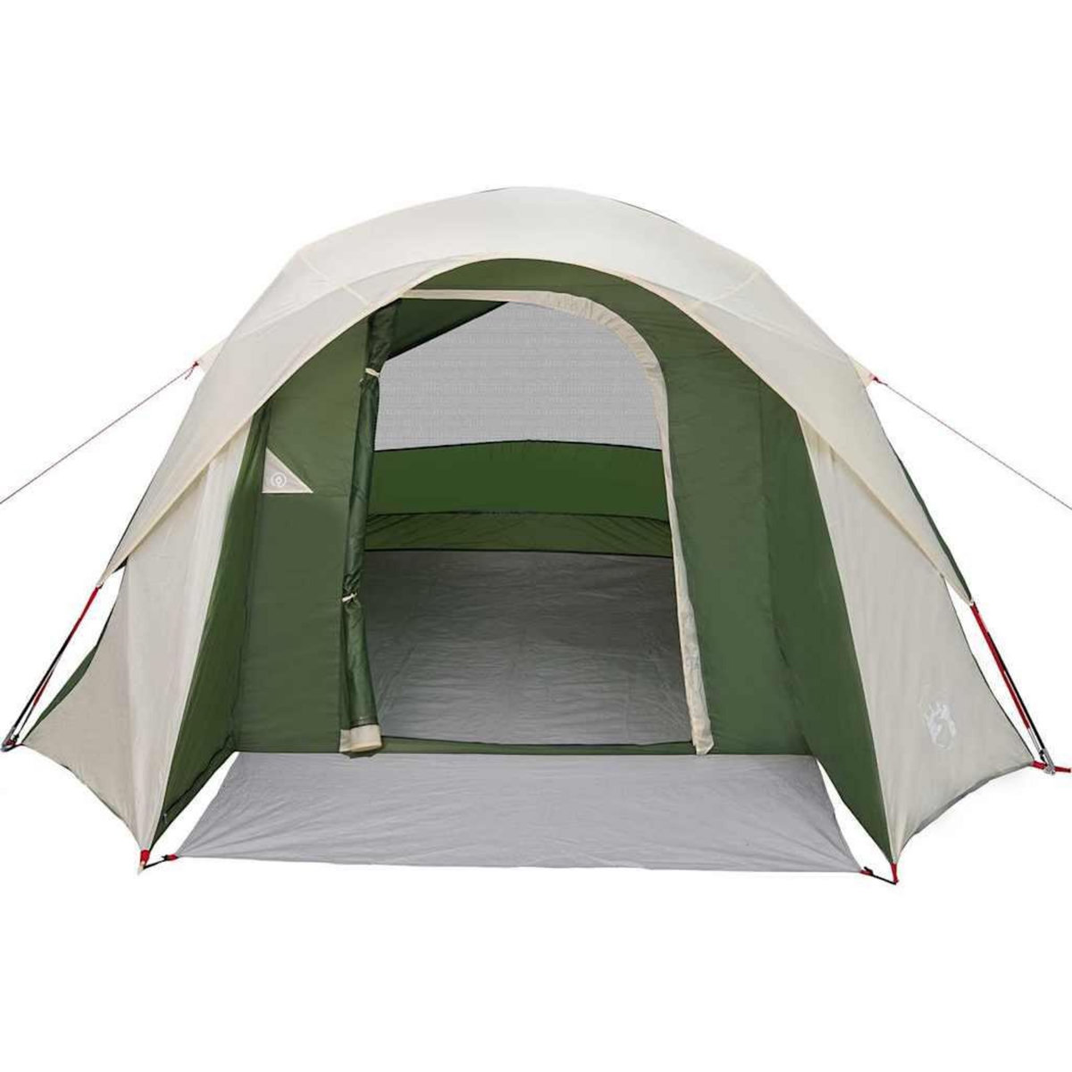 VIDAXL Tente de cabine familiale 6 personnes vert impermeable