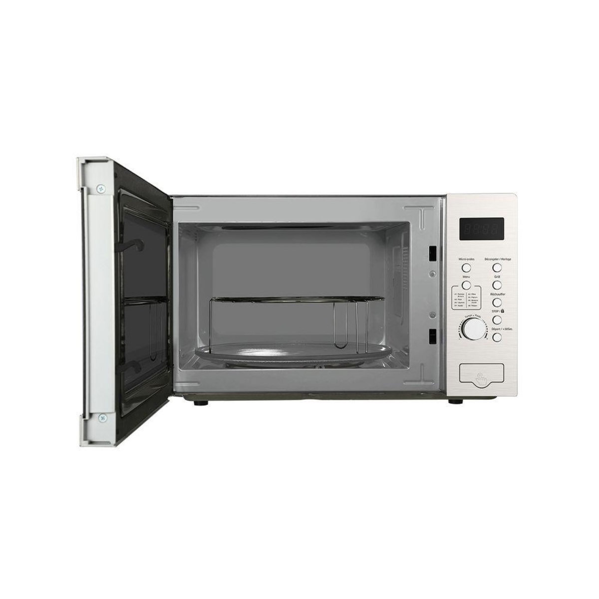 BRANDT Micro-ondes + grill 30l 950w inox - ge3000x