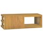 Voir la diapositive 2 : VIDAXL Armoire murale de salle de bain 90x40x30 cm Bois de teck solide