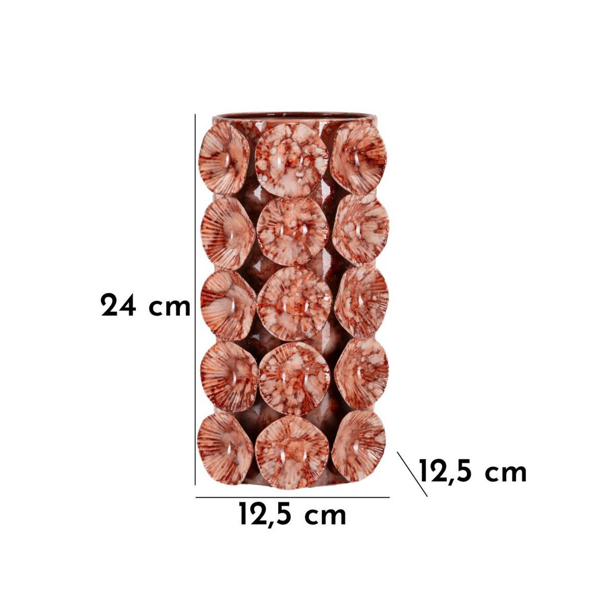 Voir la diapositive 5 : Paris Prix Vase design  drop  24cm rouge